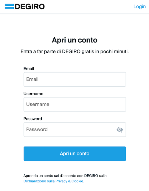 degiro login