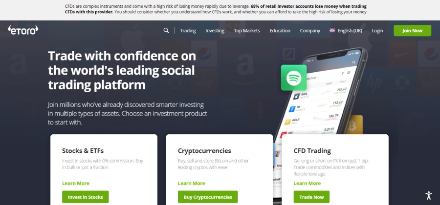 etoro trading platform